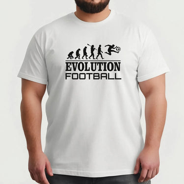 Theory of Evolution Football Tee - Match Day Humour - Casual Sportswear - DENMARY